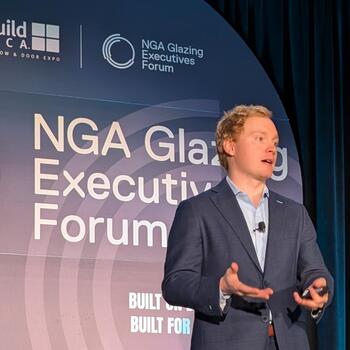 Conor Lokar at GlassBuild 2025