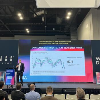 Chris Beard at GlassBuild